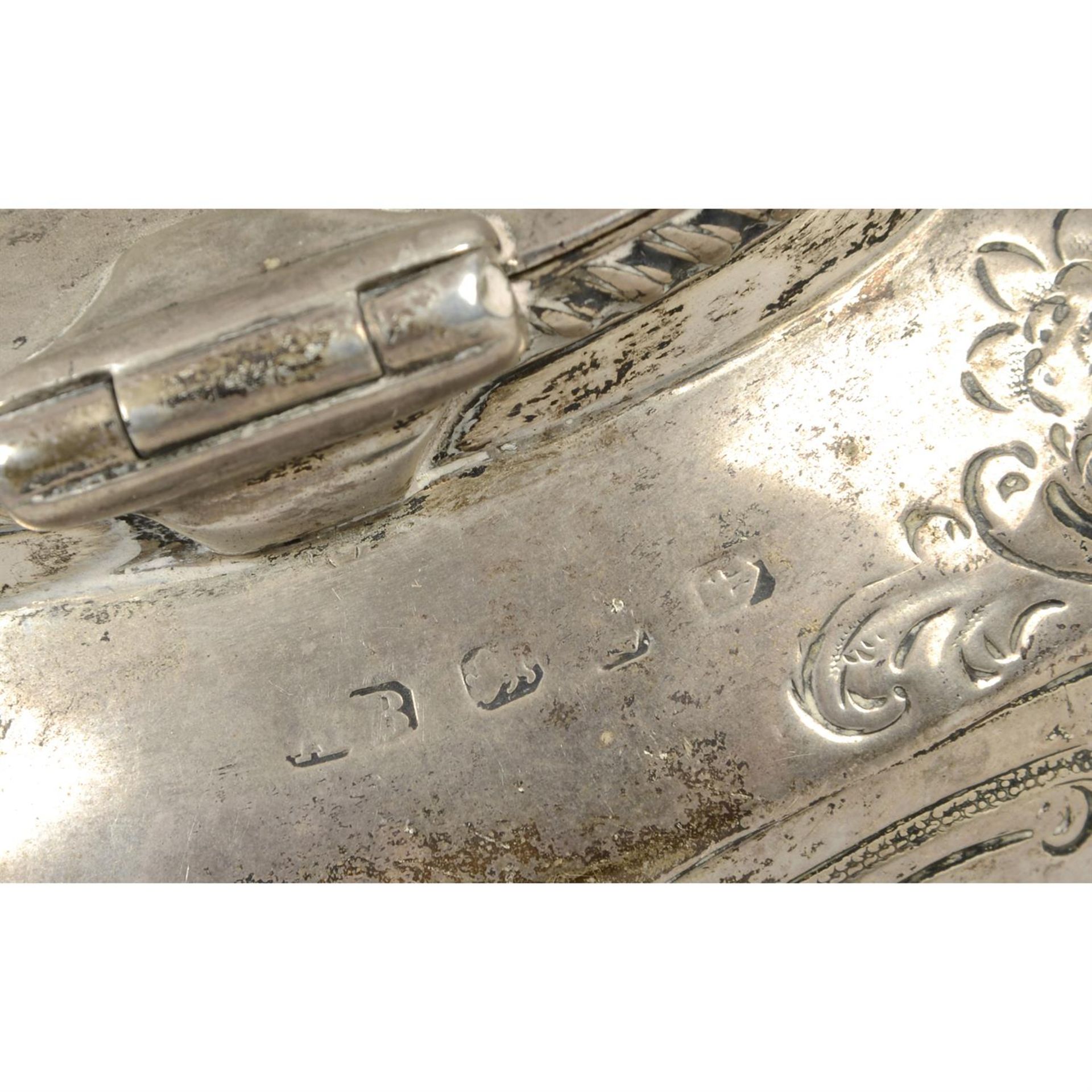 A late Victorian silver tea caddy. - Image 2 of 2