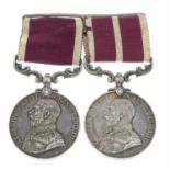 Army Meritorious Service Medal, and Army Long Service and Good Conduct Medal. (2).