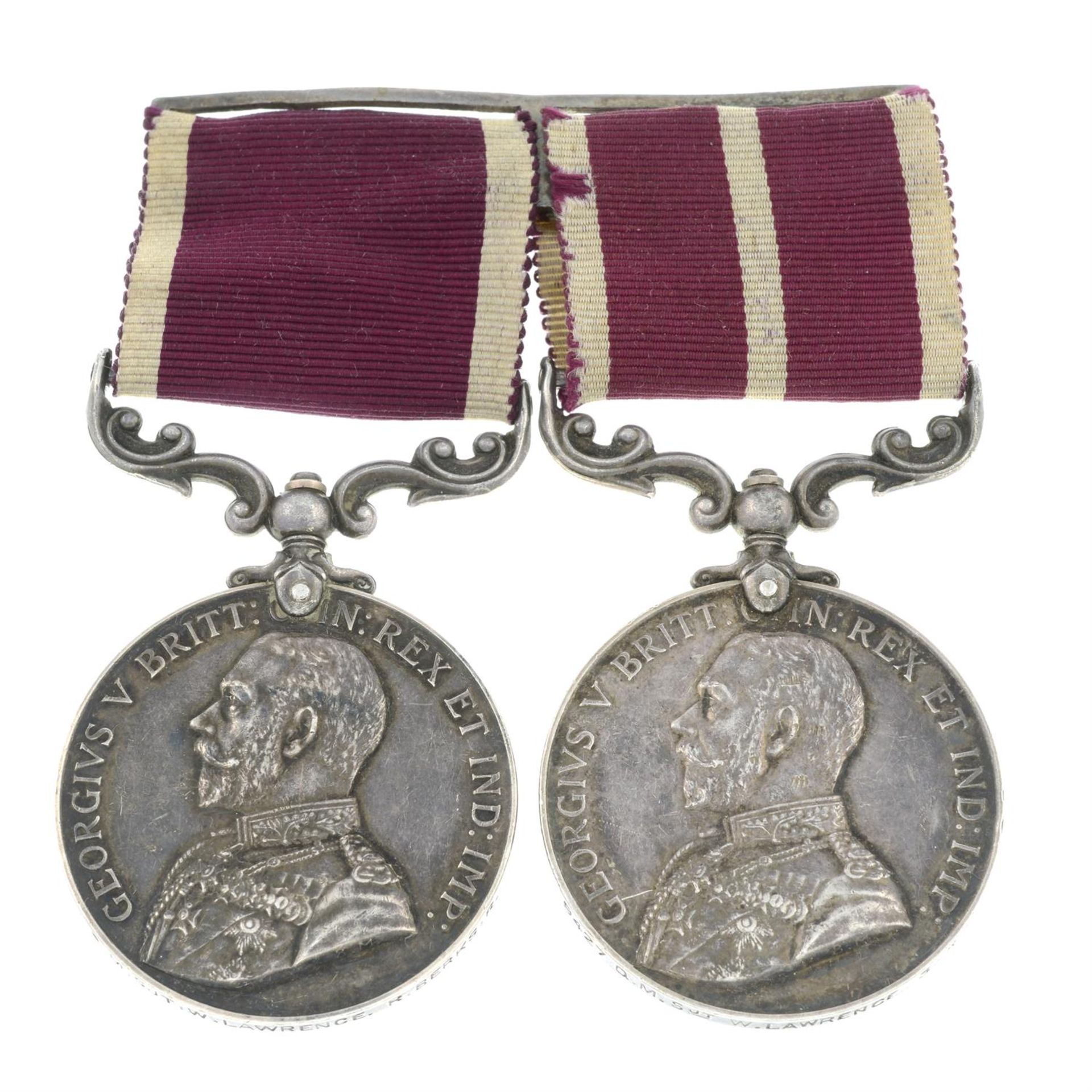 Army Meritorious Service Medal, and Army Long Service and Good Conduct Medal. (2).