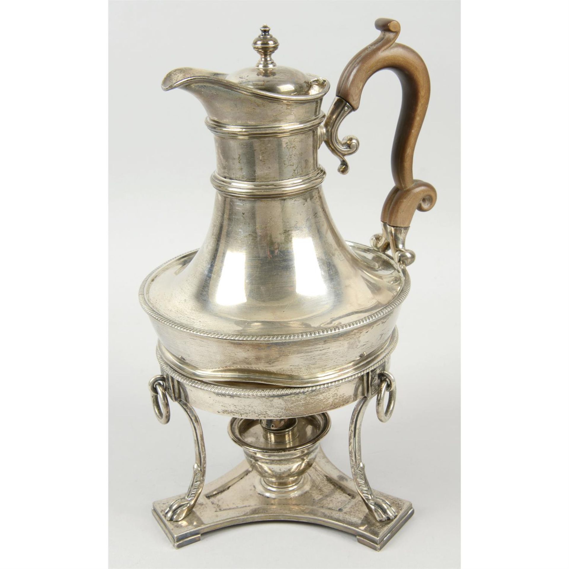 A George V Scottish silver coffee biggin.