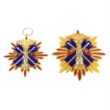 Japan, Order of the Kite Grand Cross set, in lacquered case.