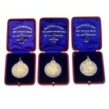 Shire Horse Society, eleven sterling silver prize medals by Mappin & Webb. (11).