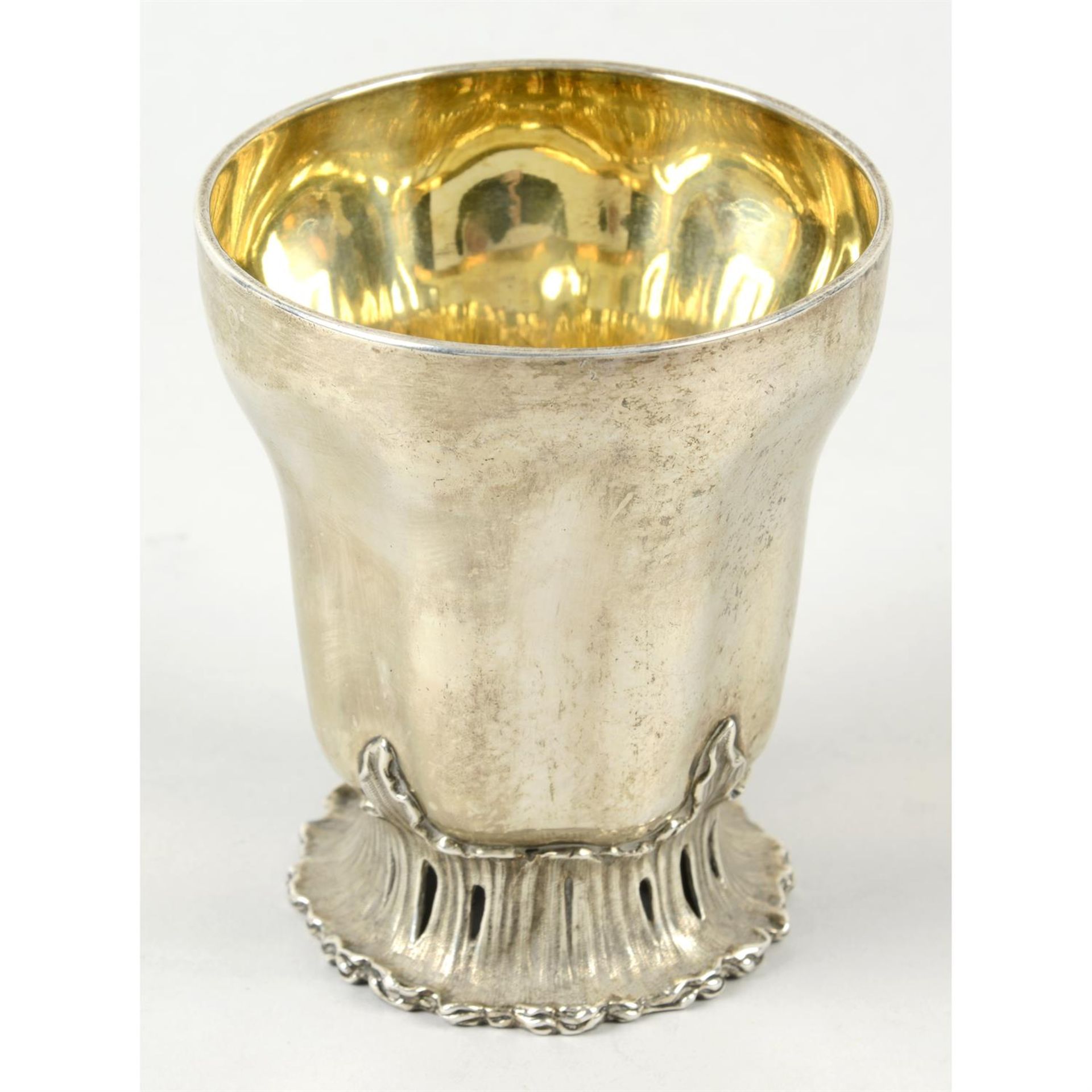 A William IV silver beaker or cup.