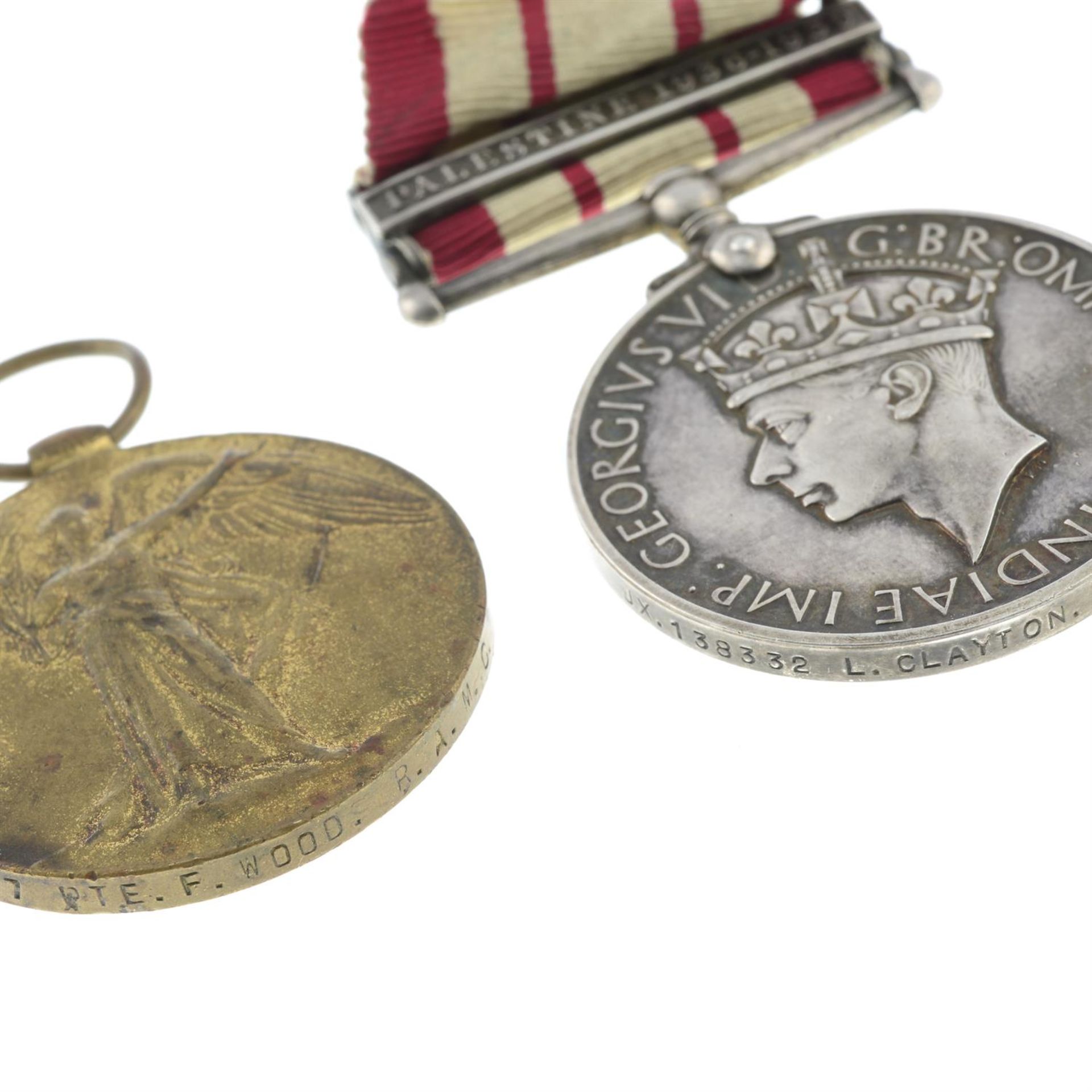 A selection of medals to include a Great War Pair, a Naval General Service Medal 1909-62, - Image 3 of 6
