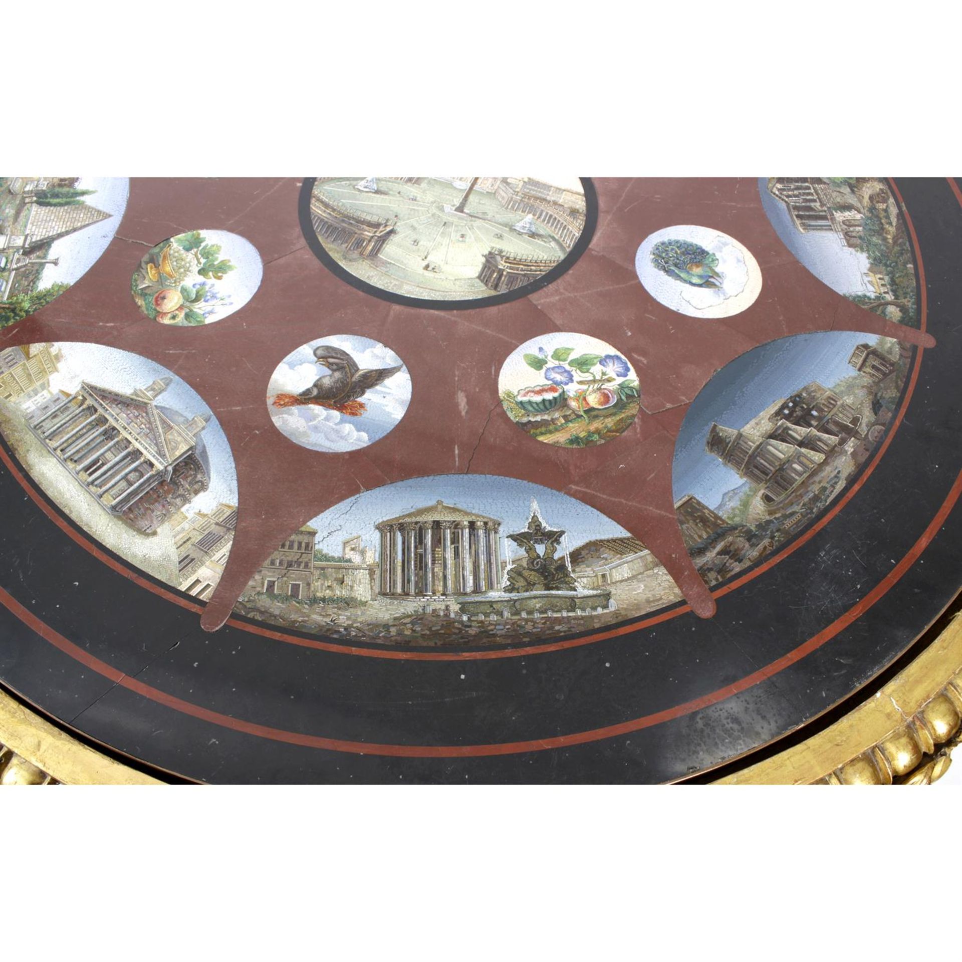 A 19th century Italian micromosaic table. - Image 2 of 26