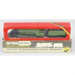 A Wrenn die cast and plastic locomotive, together with a Hornby locomotive. (2)