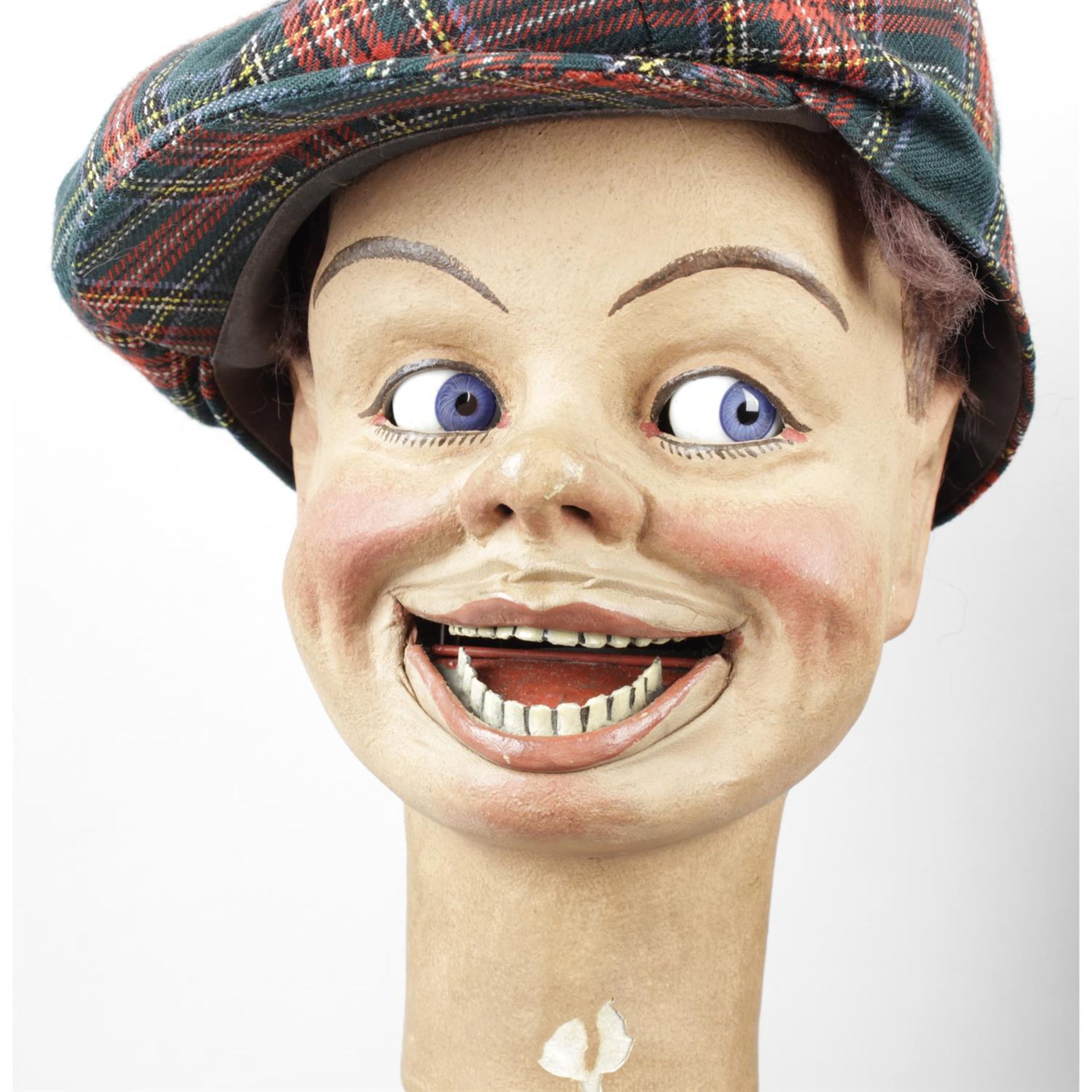 A mid-20th century ventriloquist dummy attributed to John Leonard "Len” Insull (1883-1974). - Image 2 of 2