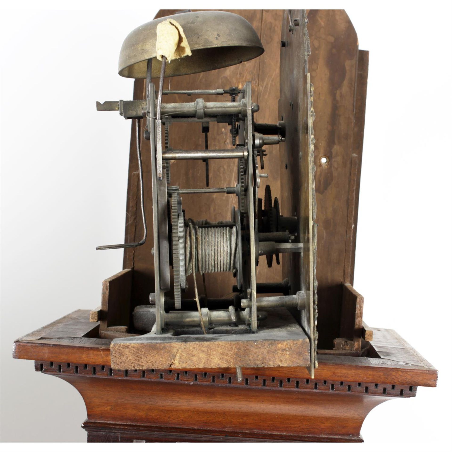 An antique mahogany cased eight-day longcase clock. - Image 5 of 5