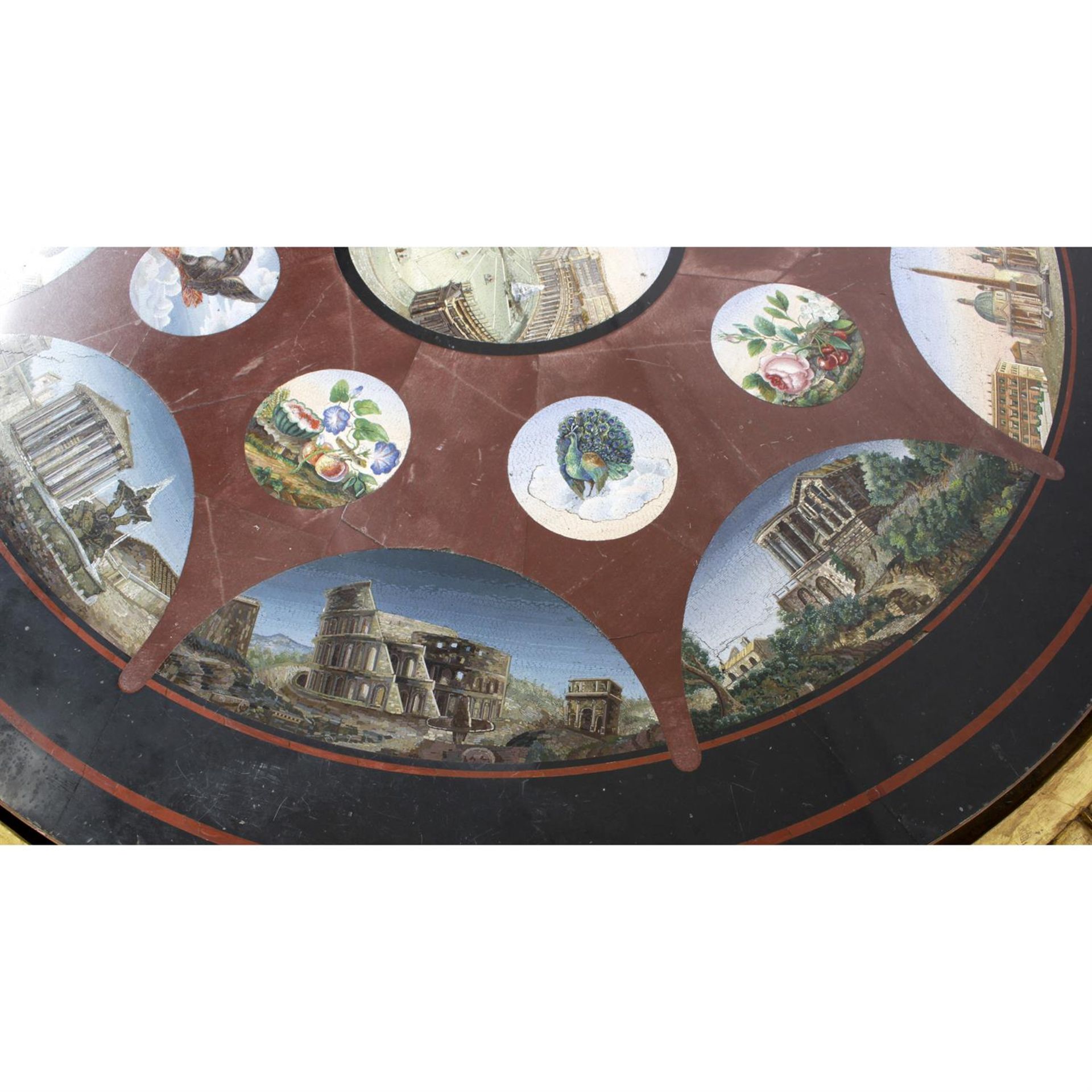 A 19th century Italian micromosaic table. - Image 6 of 26