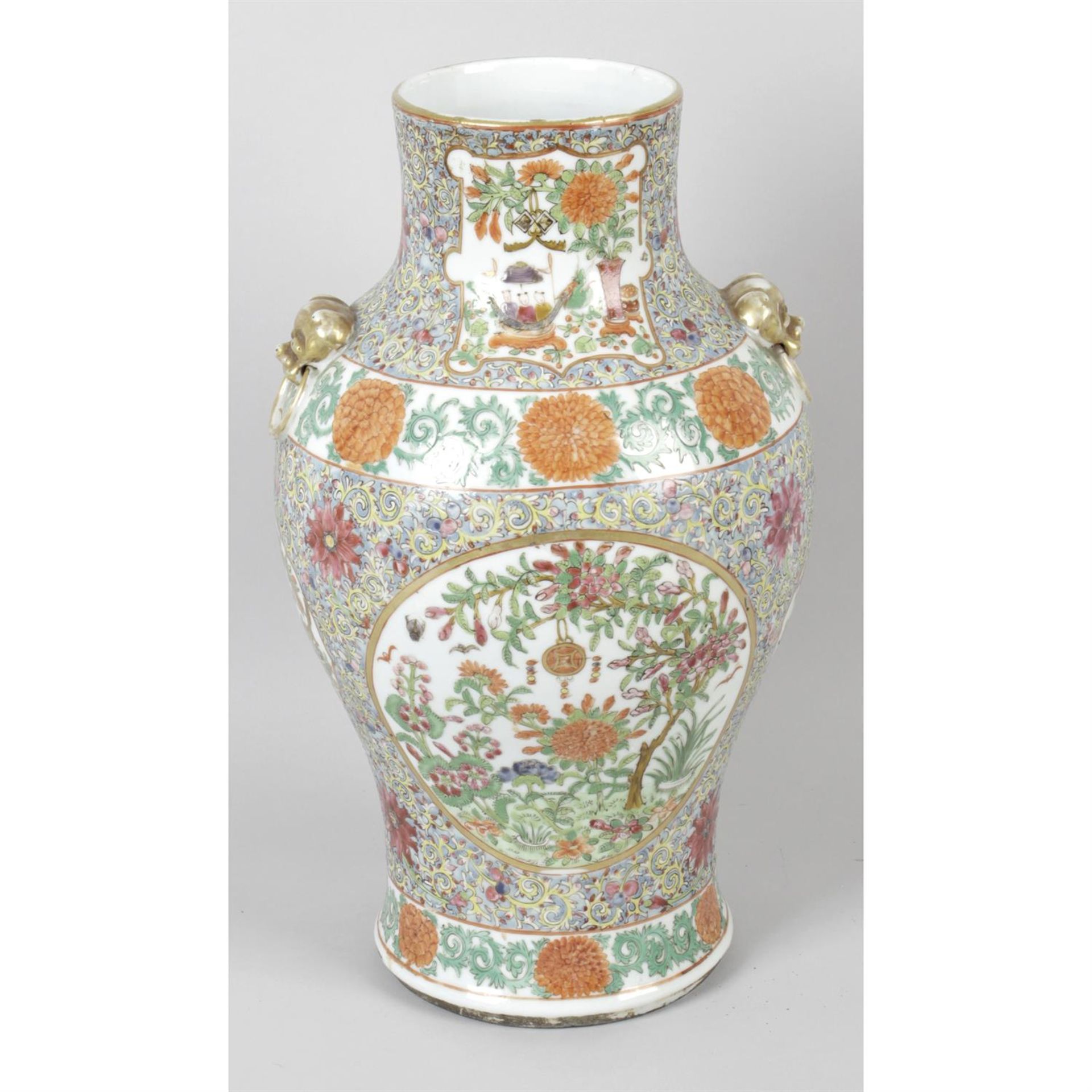 A Chinese vase.