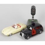 A mixed selection of assorted die cast and other model vehicles, to include Dinky, Linda Toys,