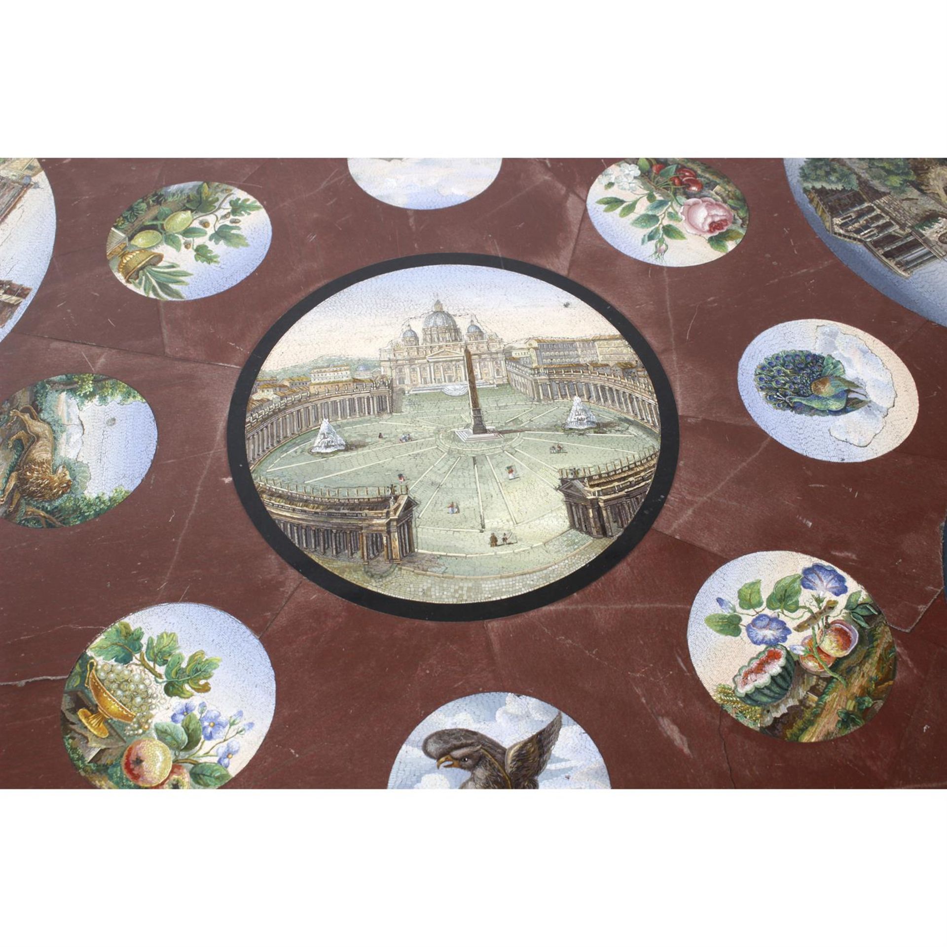 A 19th century Italian micromosaic table. - Image 3 of 26