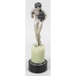 Josef Lorenzl (1892 – 1950), an Art Deco cold painted bronze figure.