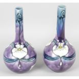 A pair of Minton Secessionist Art Nouveau vases.