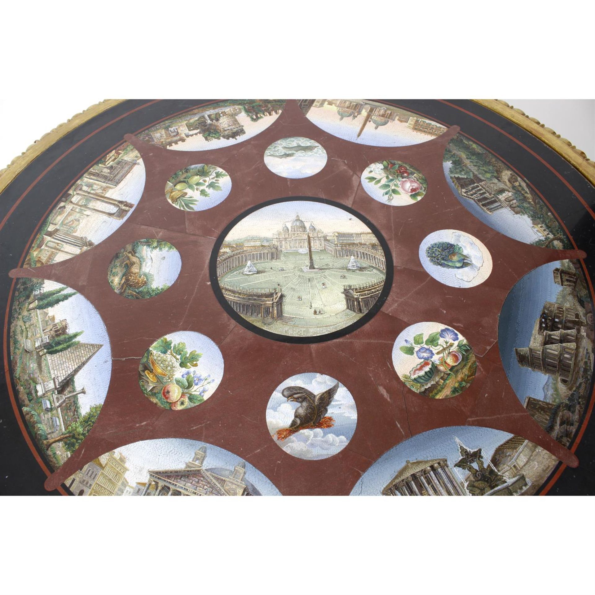 A 19th century Italian micromosaic table. - Image 4 of 26