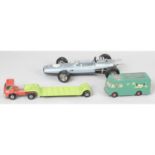 A mixed selection of assorted model vehicles, to include Schuco, Matchbox and Meccano examples, etc.