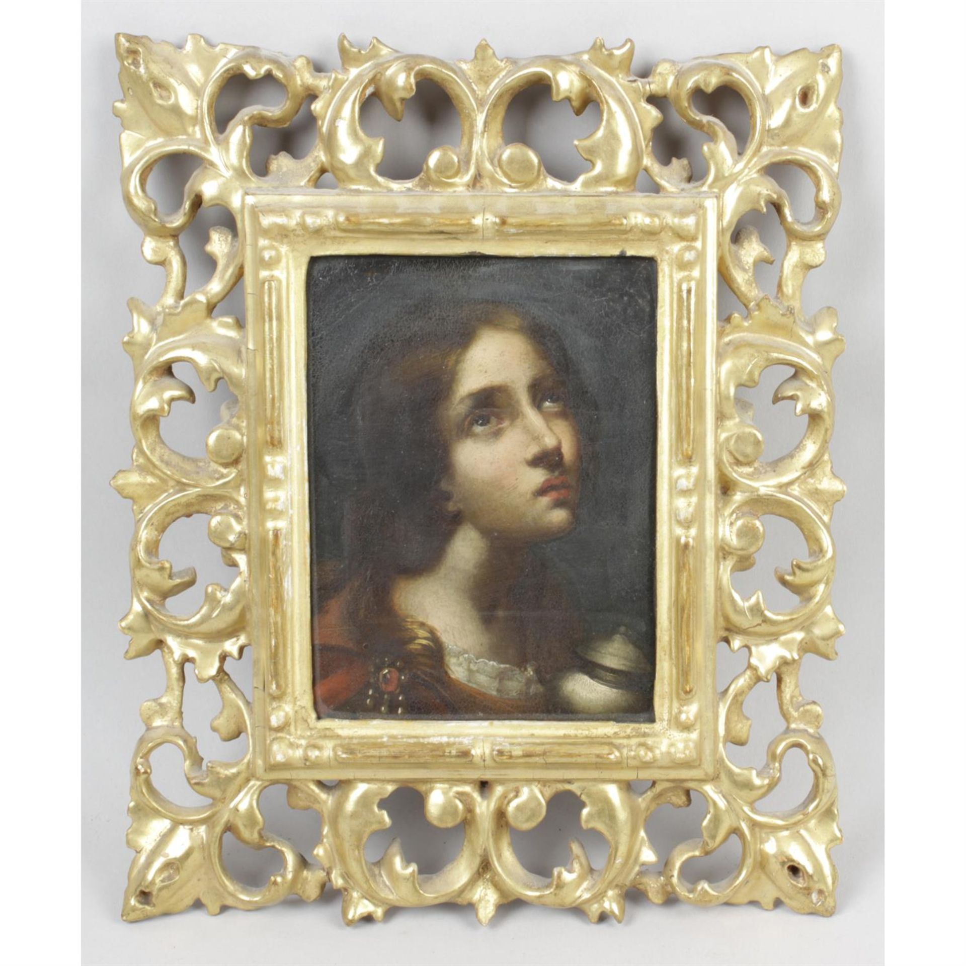After Carlo Dolci (Italian 1616 – 1686) a 19th century oil painting on panel.