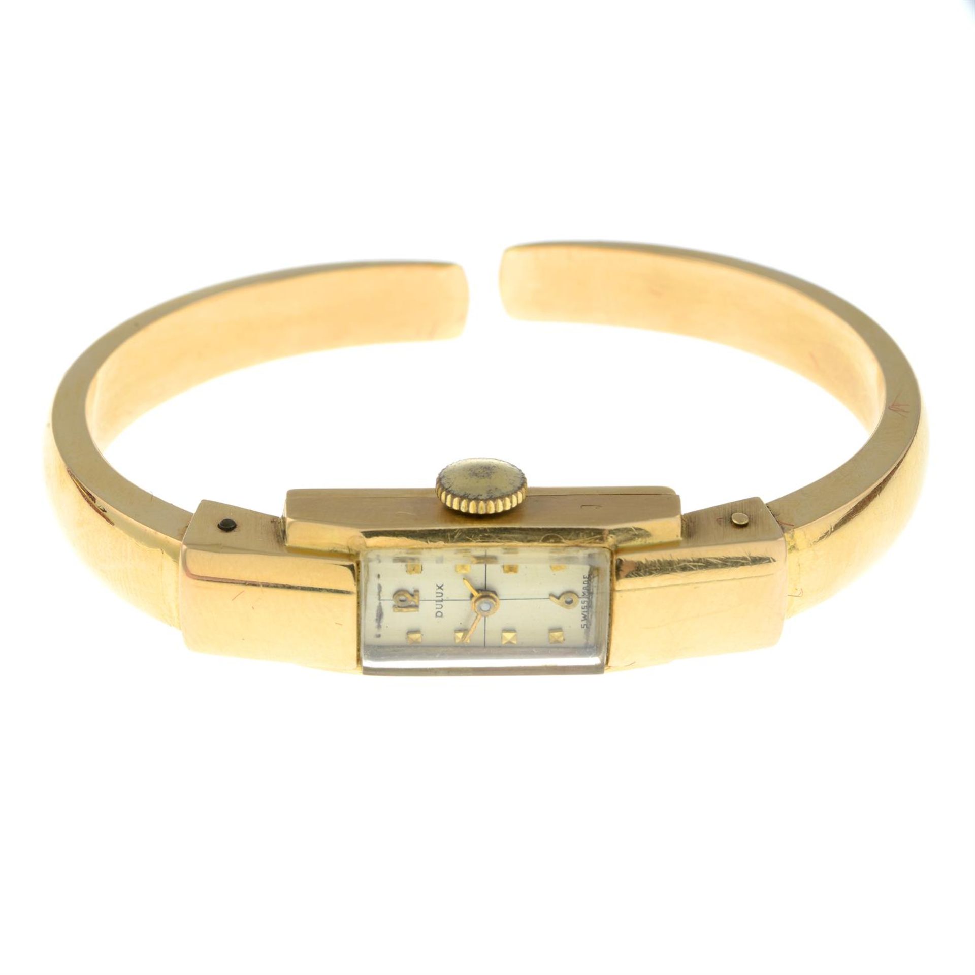 A ladies watch, by Dulux, retailed by Bucherer.