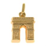 A charm, modelled as the 'Arc De Triomphe'.