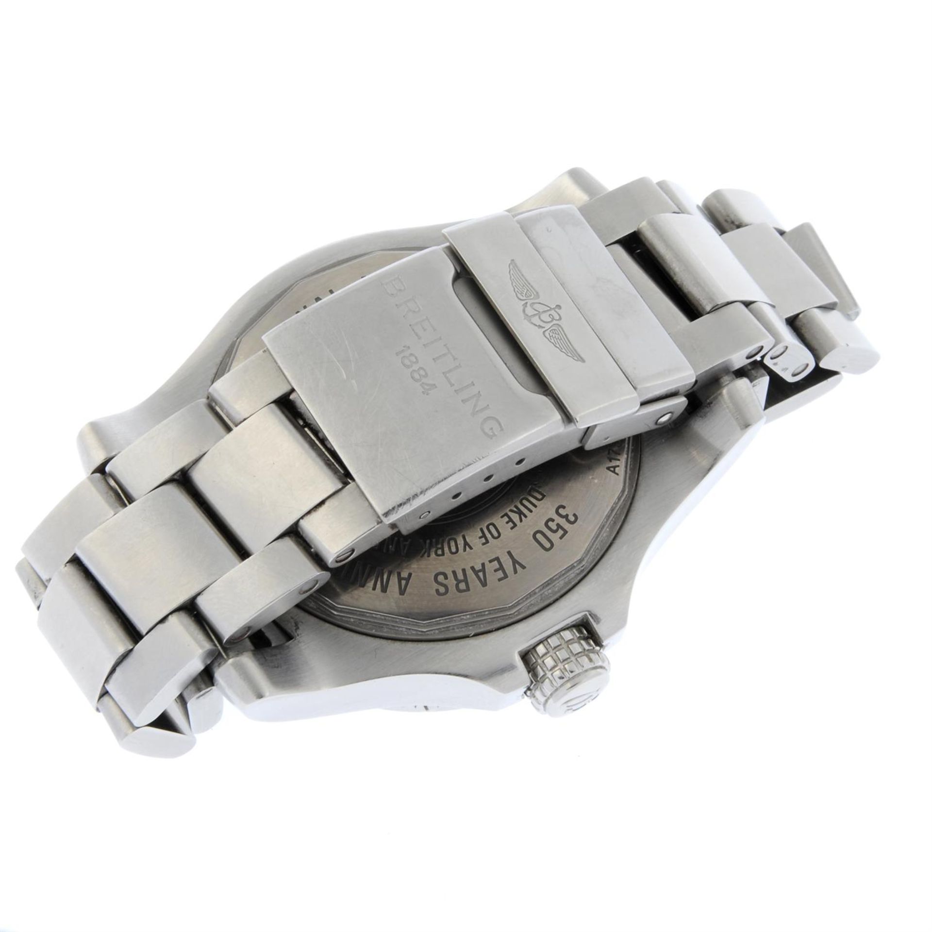 BREITLING - a limited edition stainless steel Avenger II Seawolf Royal Marines anniversary bracelet - Image 2 of 6