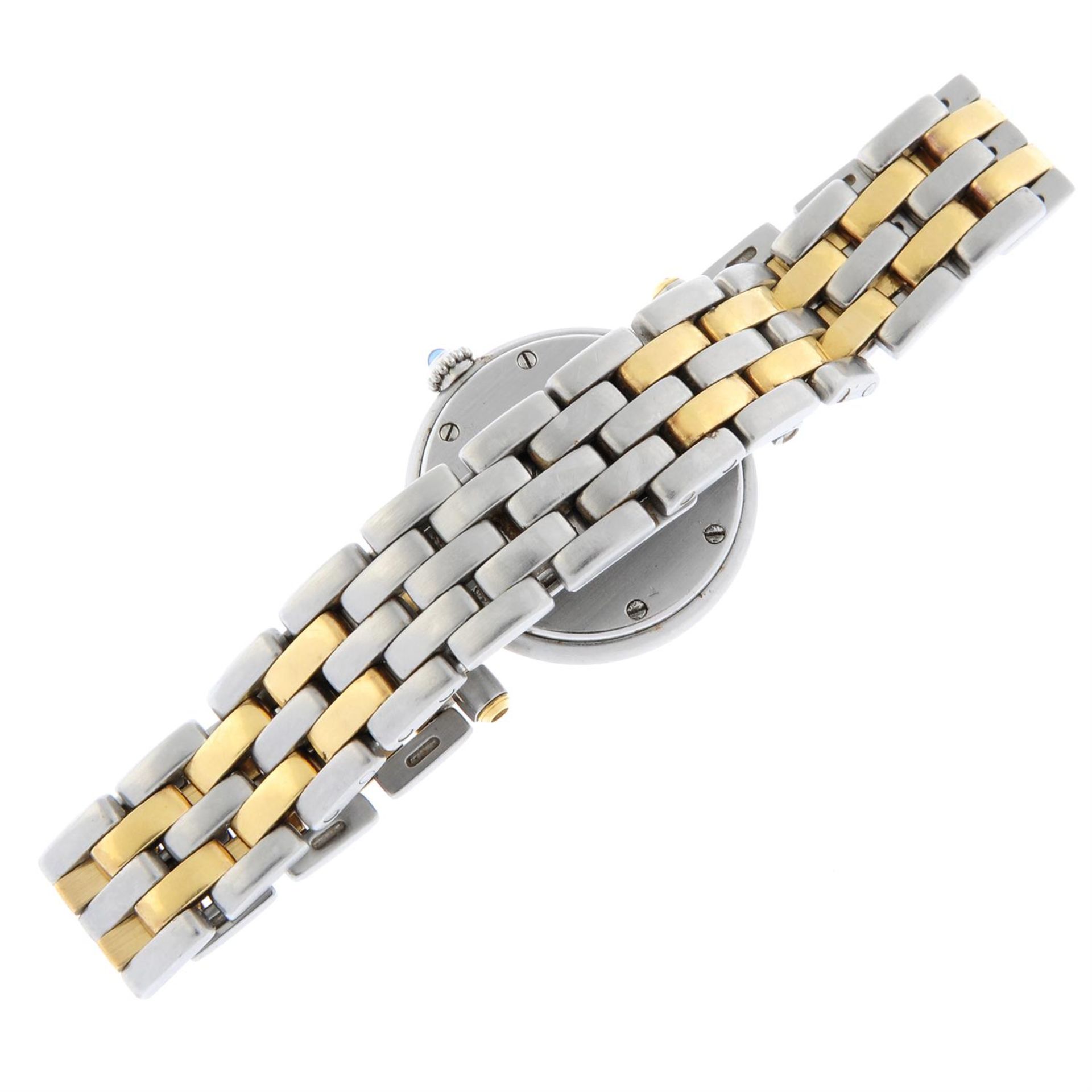 CARTIER - a bi-metal Panthere Ronde bracelet watch, 24mm. - Image 2 of 5