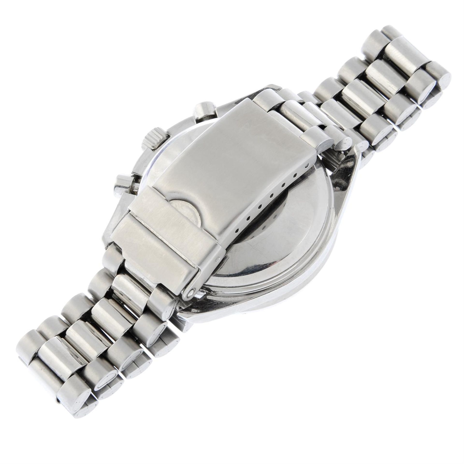 OMEGA - a stainless steel Speedmaster 'Reduced' chronograph bracelet watch, 39mm. - Image 2 of 5