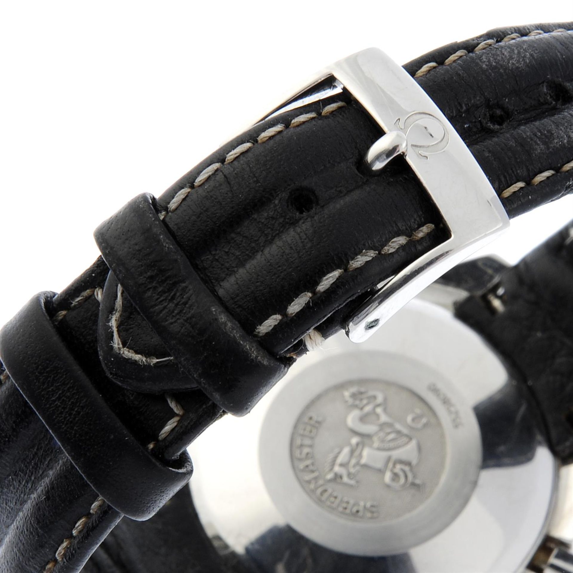 OMEGA - a stainless steel Speedmaster Triple Calendar chronograph wrist watch, 39mm. - Image 2 of 6