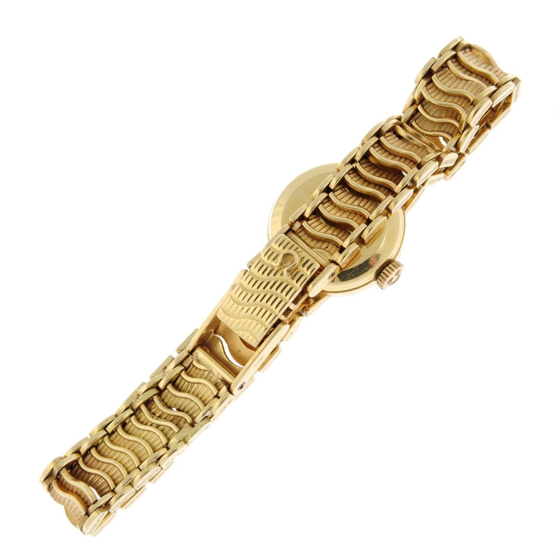 OMEGA - an 18ct yellow gold bracelet watch, 17mm. - Image 2 of 5