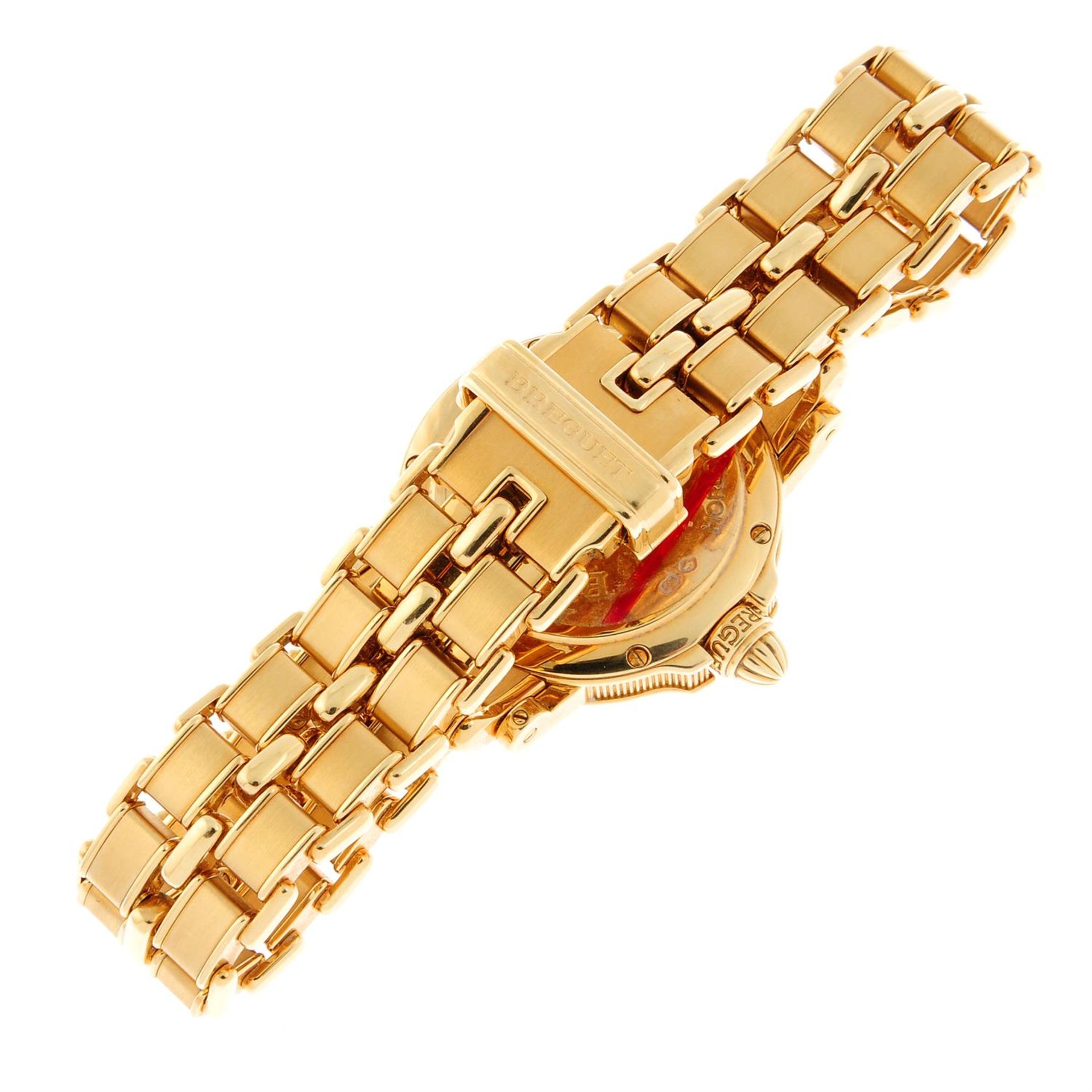 BREGUET - a diamond set 18ct yellow gold Horloger De La Marine bracelet watch, 26mm. - Image 2 of 7