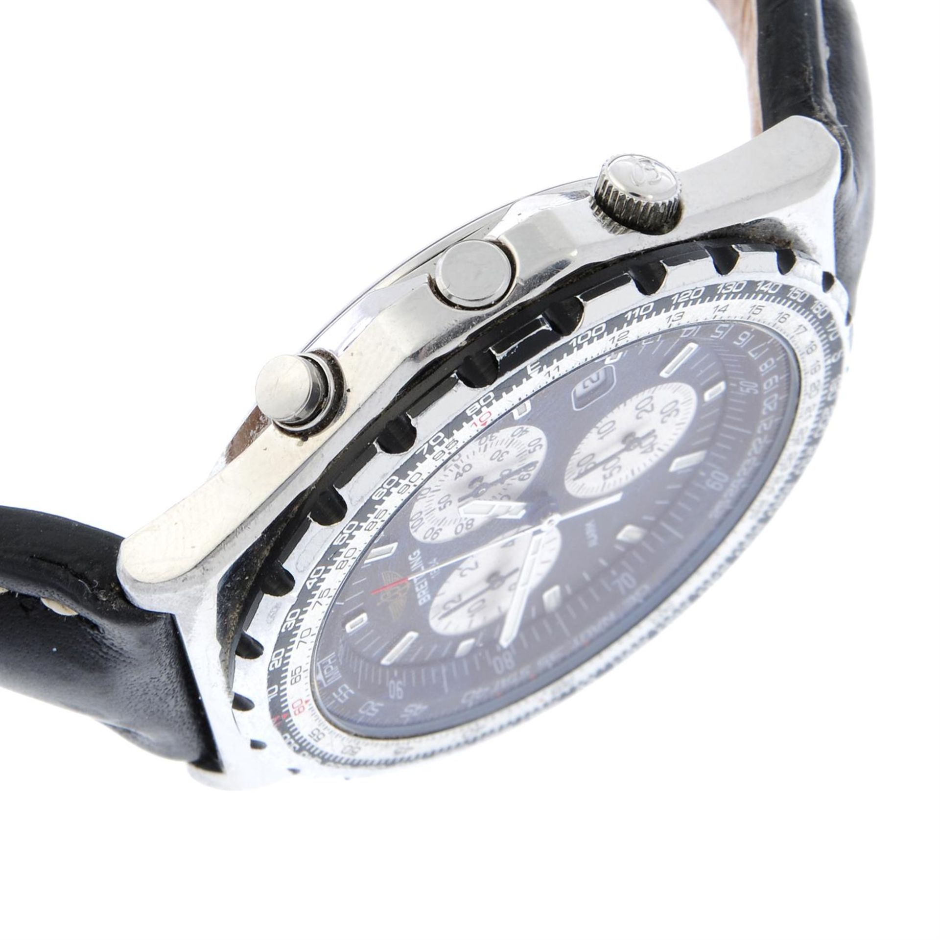 BREITLING - a stainless steel Navitimer Jupiter Pilot chronograph wrist watch, 42mm. - Image 3 of 5