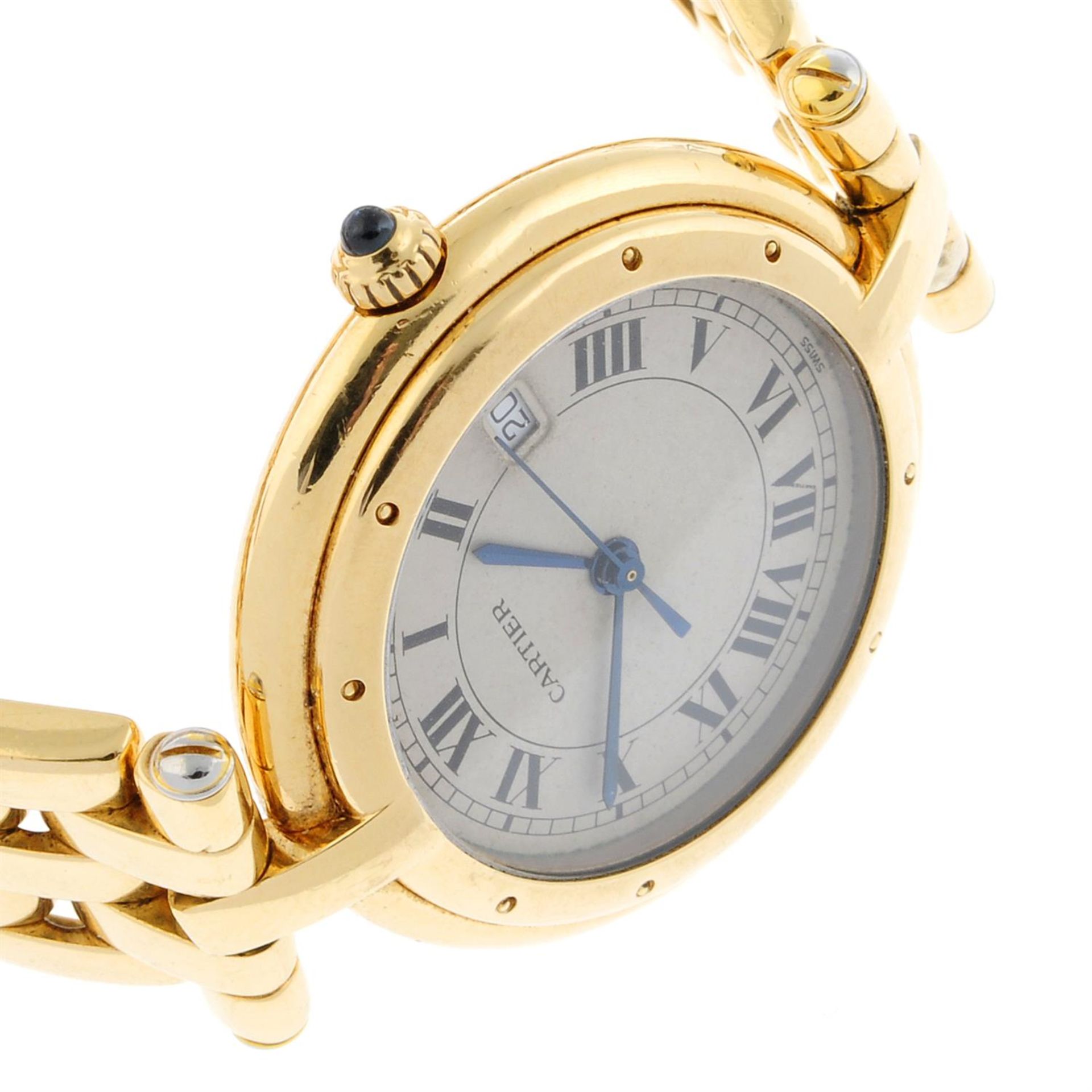 CARTIER - a 18ct gold Panthere Vendome bracelet watch, 24mm. - Image 3 of 6