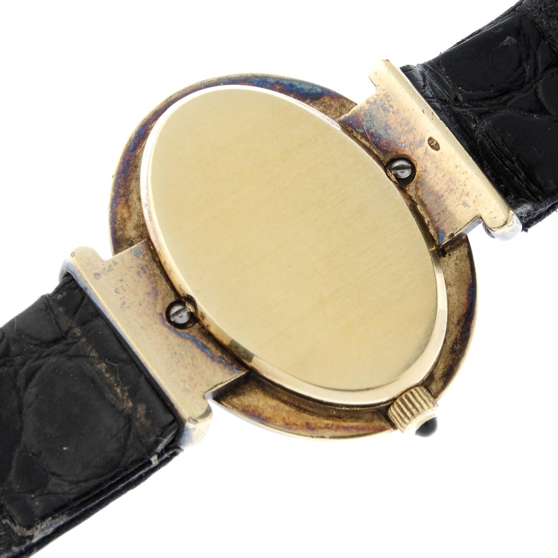 OMEGA - a gold plated silver De Ville wrist watch, 37x28mm. - Bild 4 aus 6