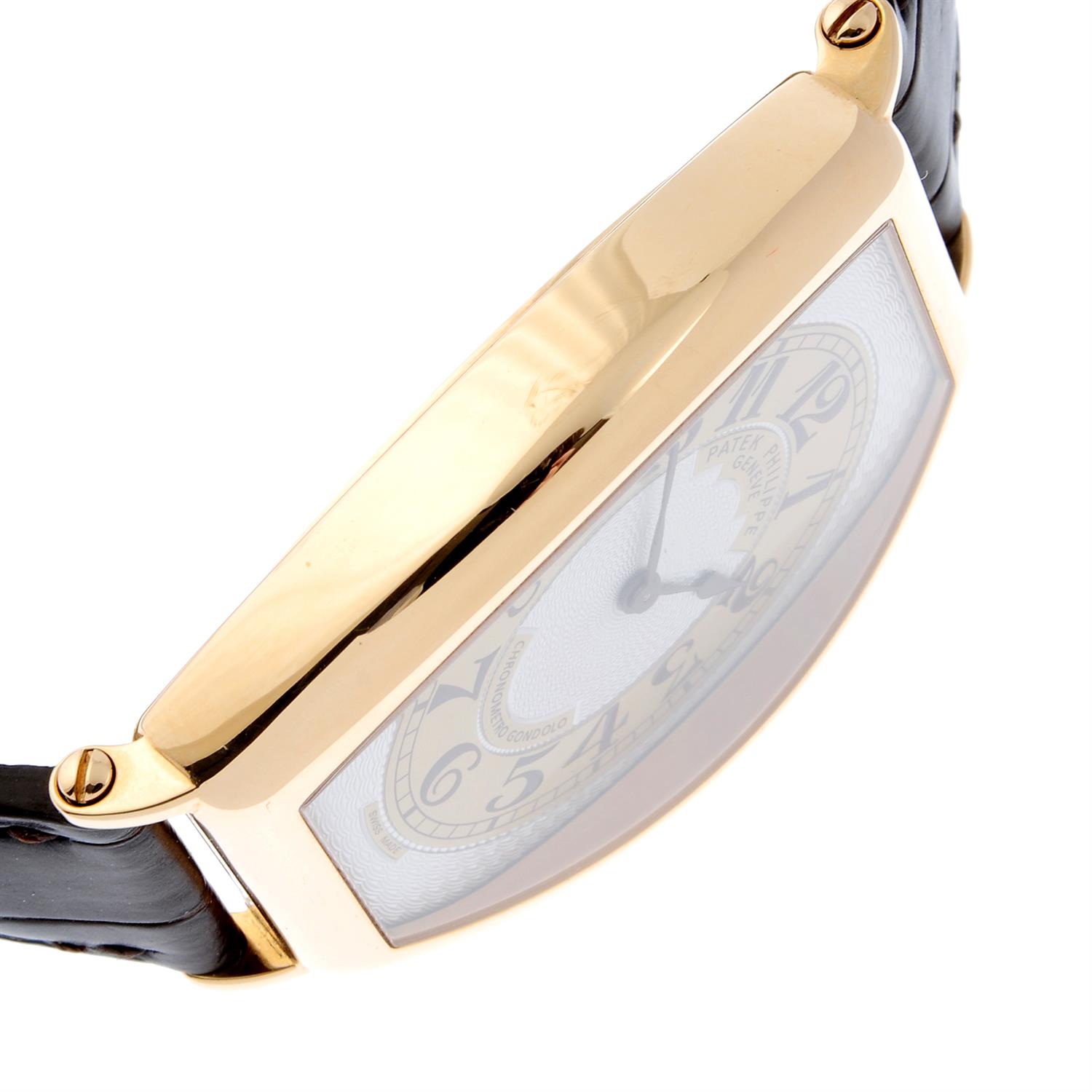 PATEK PHILIPPE - an 18ct rose gold Gondolo wrist watch, 32mm x 42mm. - Image 4 of 7