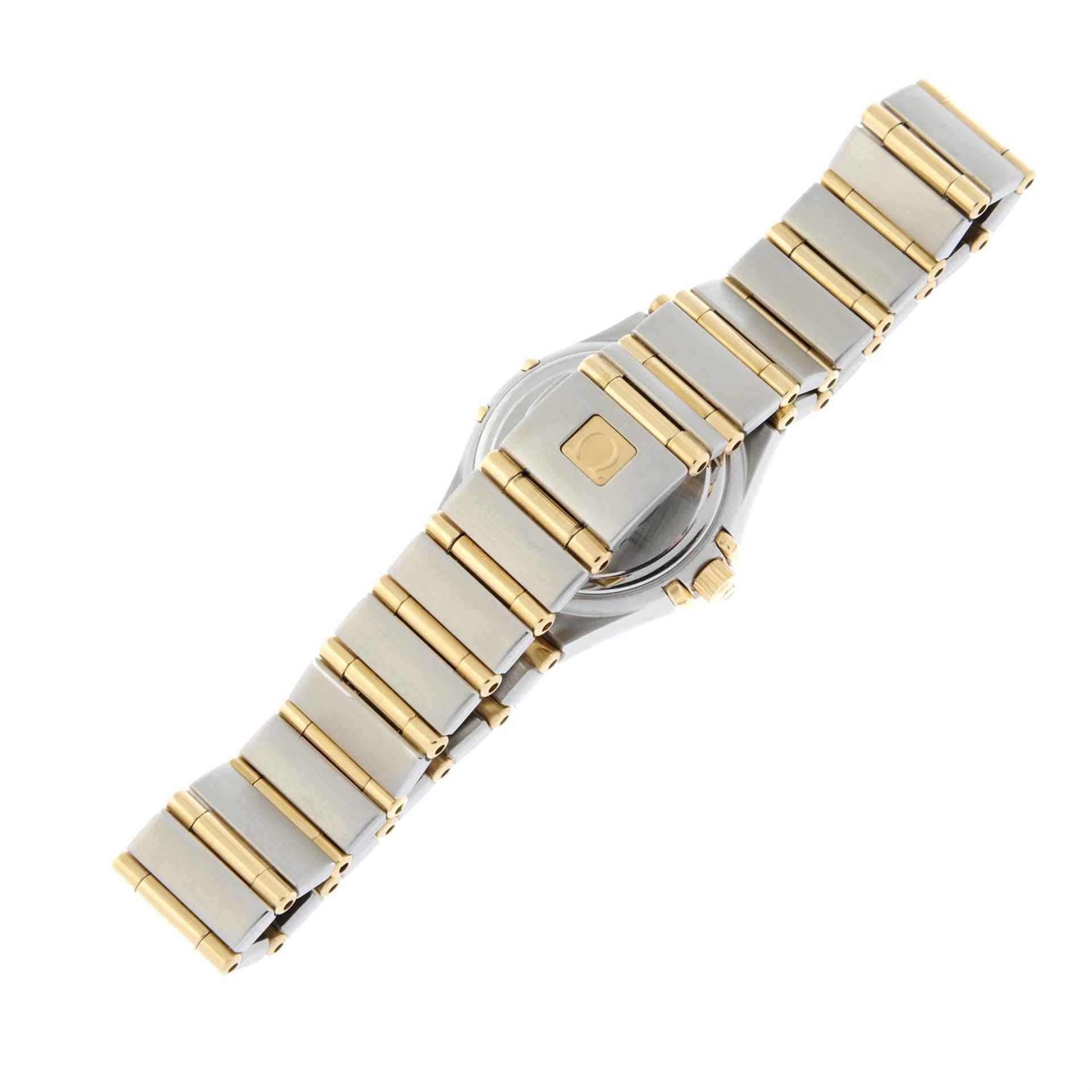 OMEGA - a factory diamond set bi-metal Constellation bracelet watch, 22.5mm - Image 2 of 5