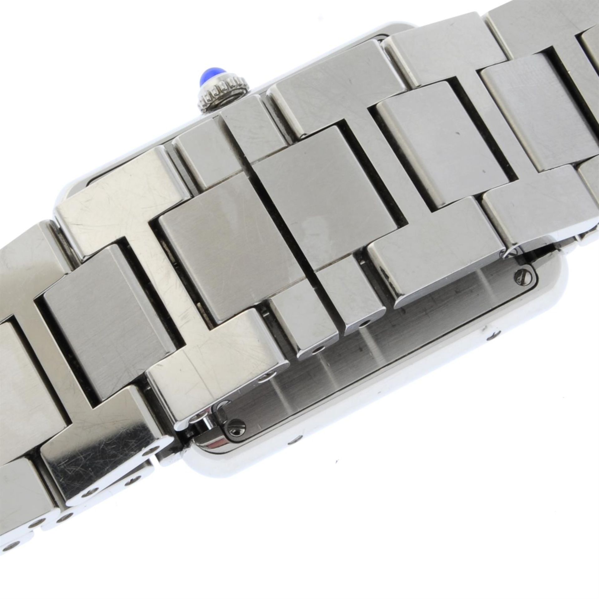 CARTIER - a stainless steel Tank Solo bracelet watch, 27.5mm. - Image 2 of 6