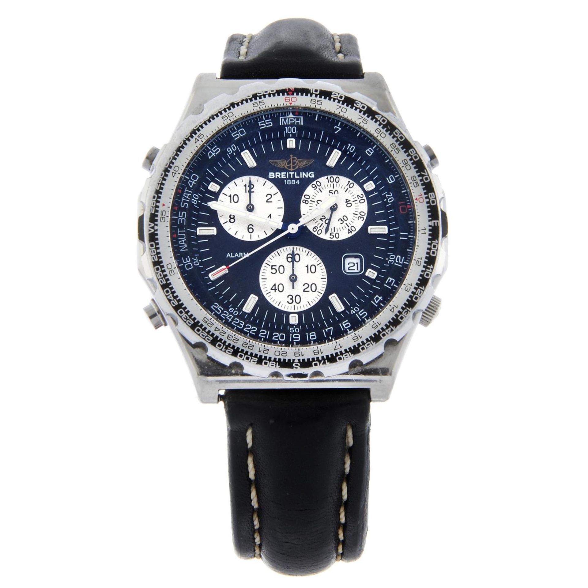 BREITLING - a stainless steel Navitimer Jupiter Pilot chronograph wrist watch, 42mm.