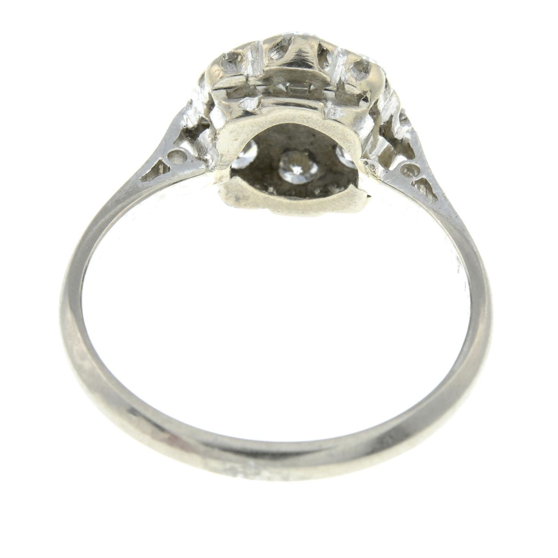 An 18ct gold brilliant-cut diamond cluster ring. - Image 2 of 2