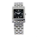 LONGINES - stainless steel Dolce Vita bracelet watch, 27x27mm.