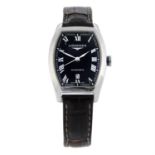 LONGINES - a stainless steel Evidenza wrist watch, 26mm x 28.5mm.