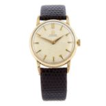 OMEGA - a gold filled wrist watch, 32mm.