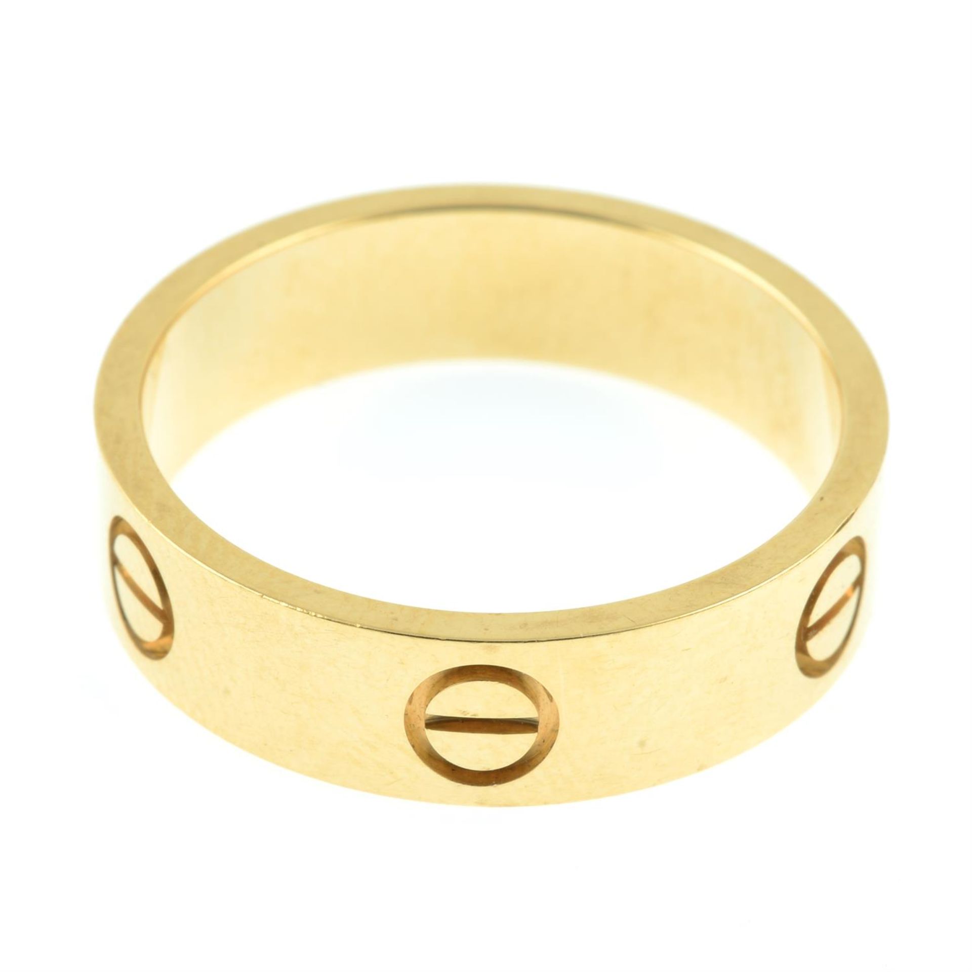 An 18ct gold 'Love' ring, by Cartier. - Bild 3 aus 5