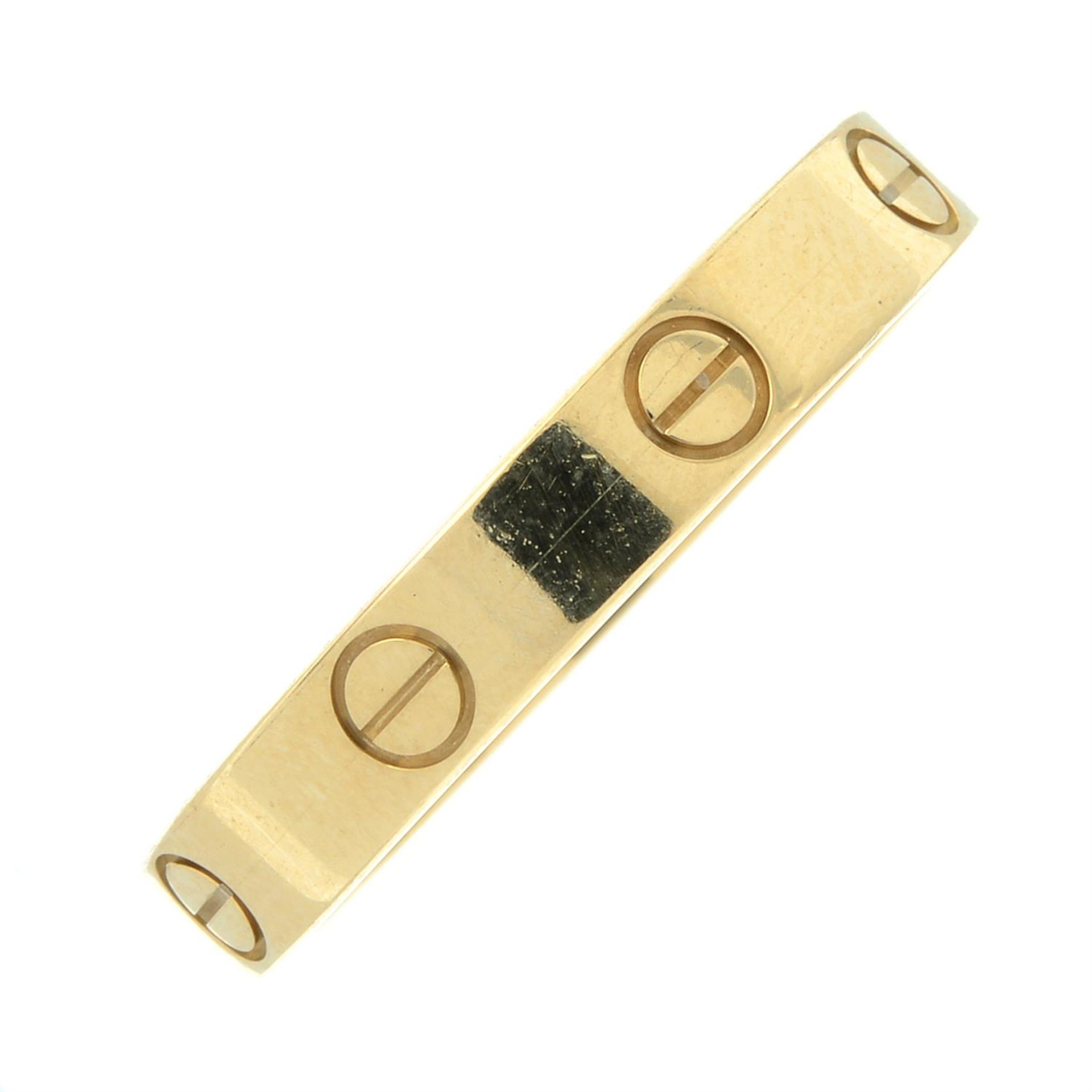 An 18ct gold Cartier 'Love' ring. - Bild 2 aus 5