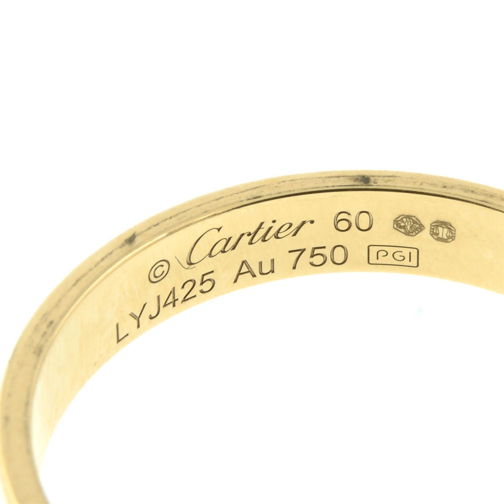 An 18ct gold Cartier 'Love' ring. - Bild 4 aus 5