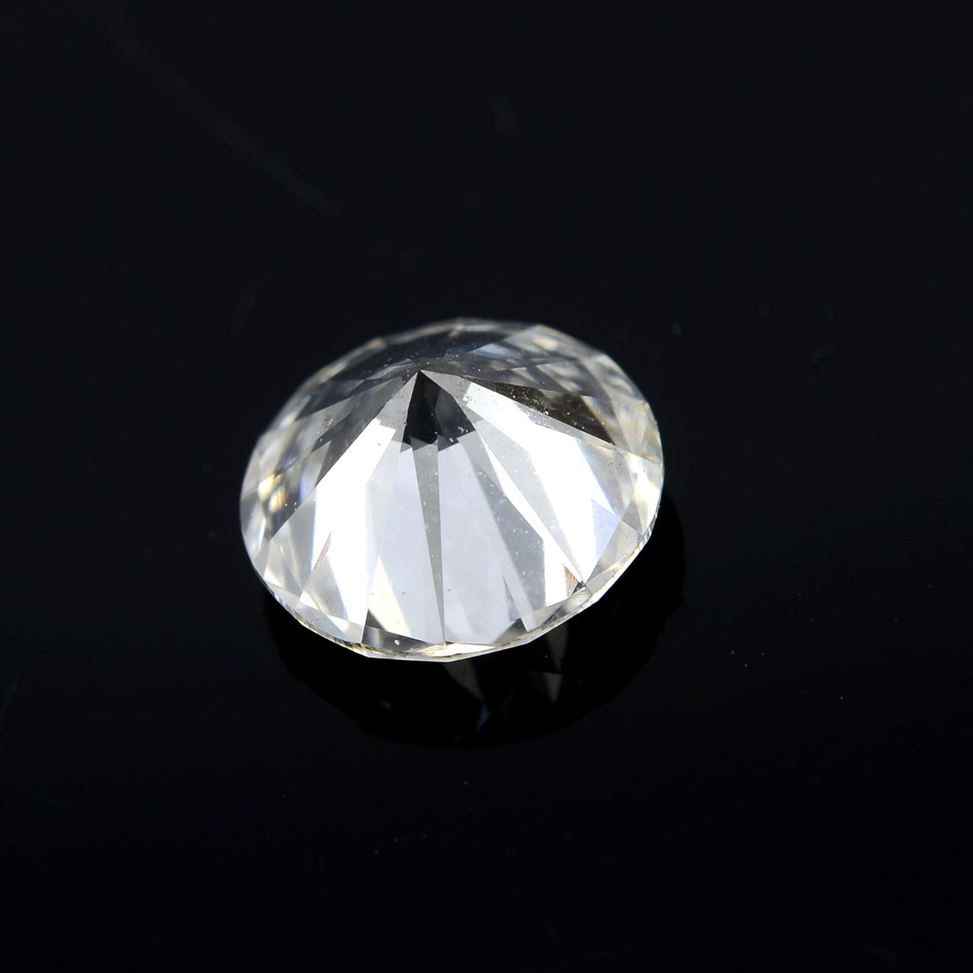 A round brilliant-cut diamond, approximate weight 0.53ct. - Image 2 of 3