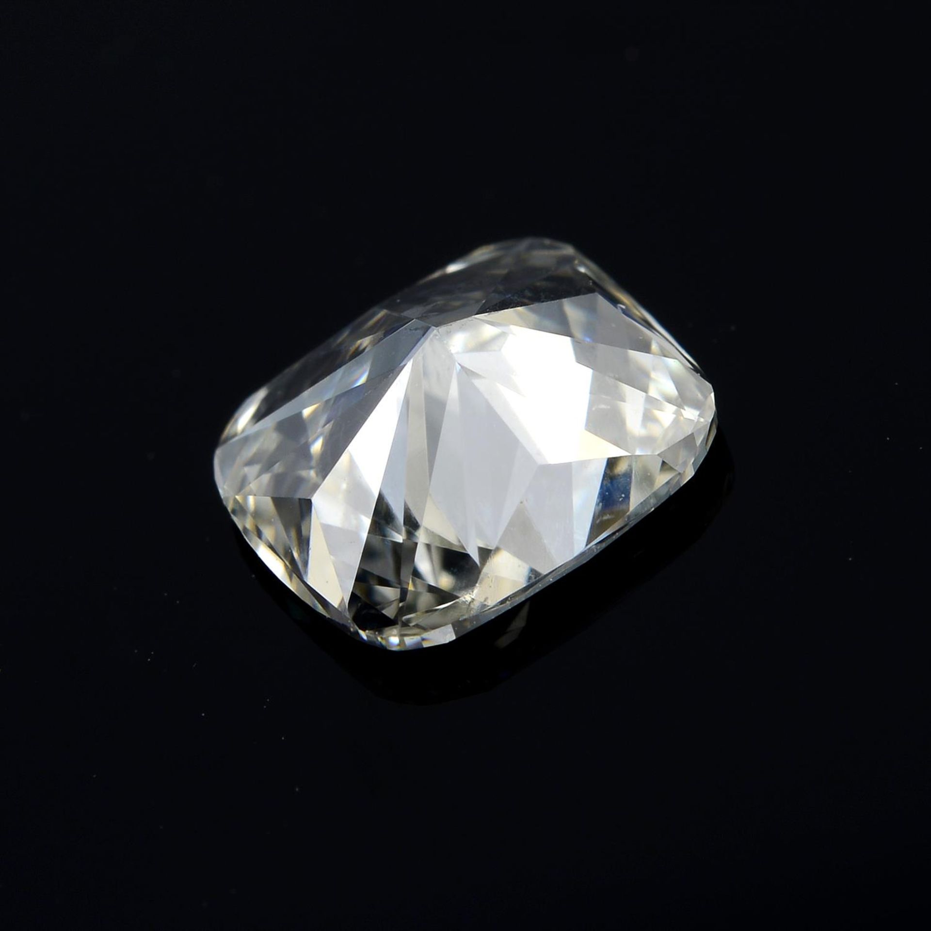 A cushion-cut diamond, weight 0.76ct. - Image 2 of 2