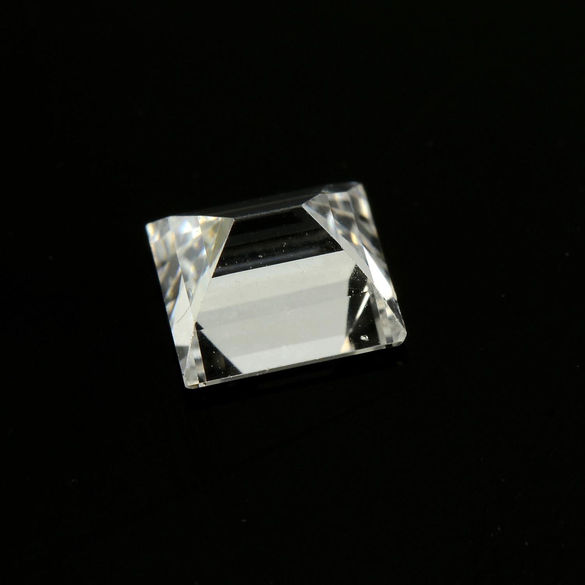 A rectangular-shape diamond, weight 0.46ct. - Image 2 of 2