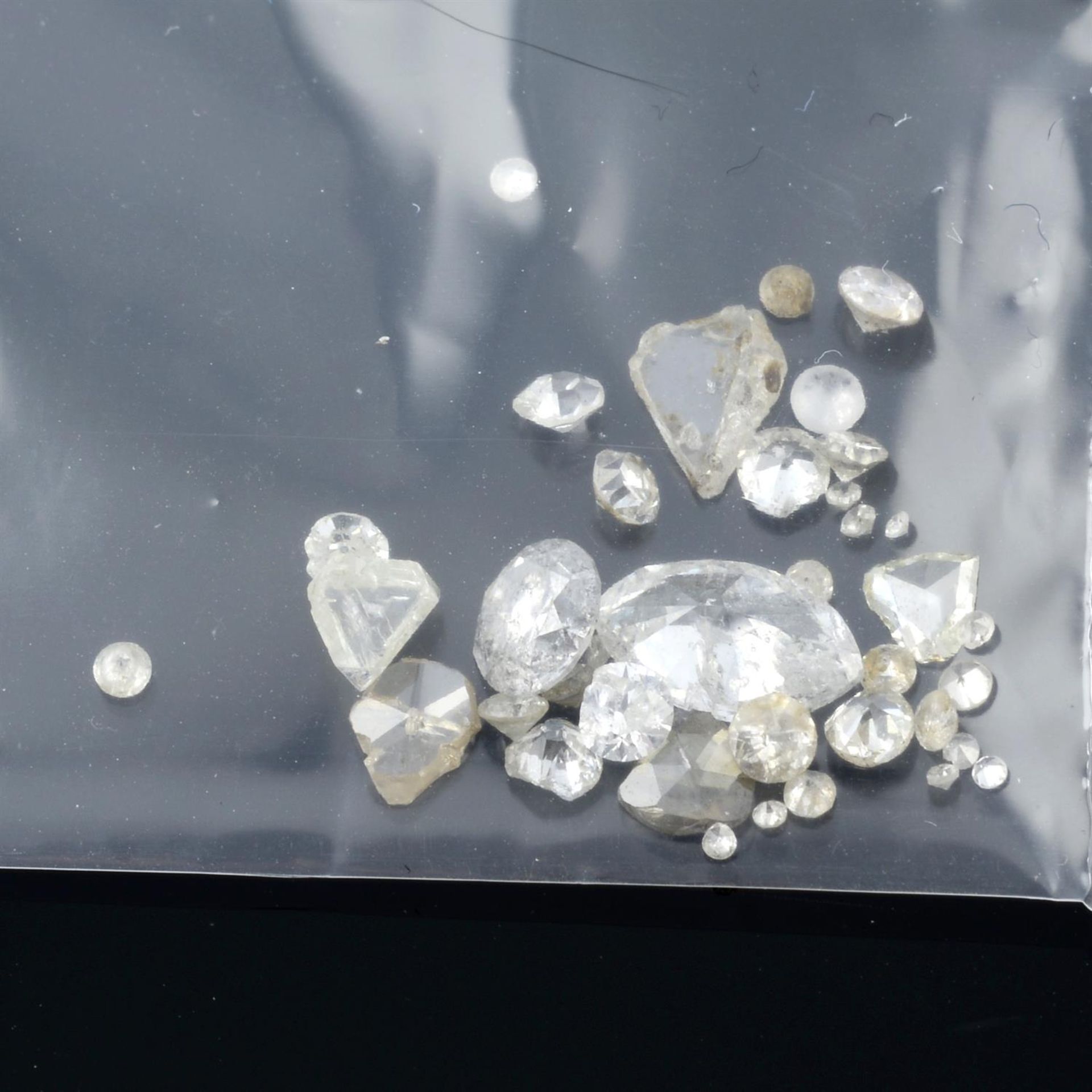 A selection of vari-shape diamonds, total weight 3.15cts. - Image 2 of 2