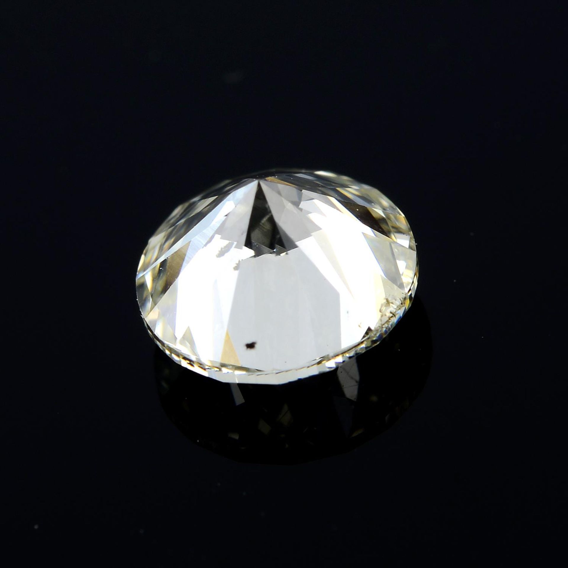 A round brilliant-cut diamond, weight 1.03cts. - Image 2 of 2