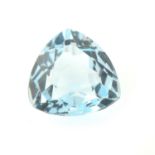 A trillion-shape topaz, total weight 1.41cts.