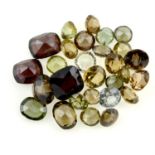 A selection of vari-shape zircon, total weight 30.25cts.